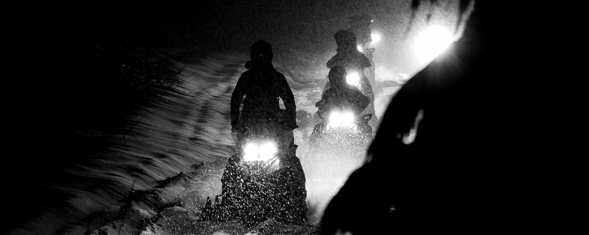 evening snowmobile tours golden bc