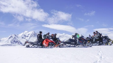 snowmobile tours banff