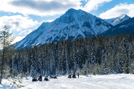 Kicking Horse Resort snowmobile tours