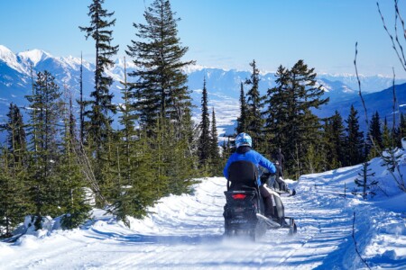 Kicking Horse Resort snowmobile tours