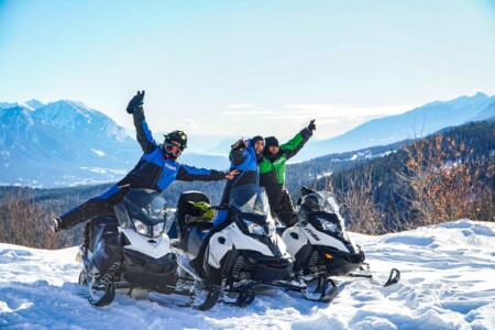 Kicking Horse Resort snowmobile tours