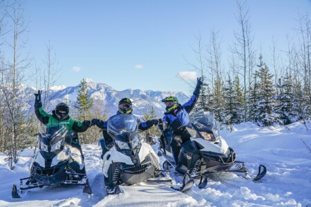 Intermediate Backcountry Snowmobile Tour