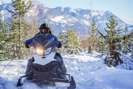 Intermediate Backcountry Snowmobile Tour