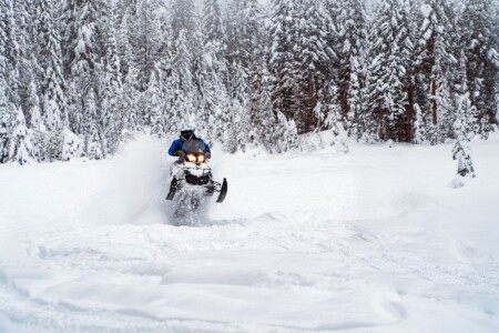 Intermediate Backcountry Snowmobile Tour